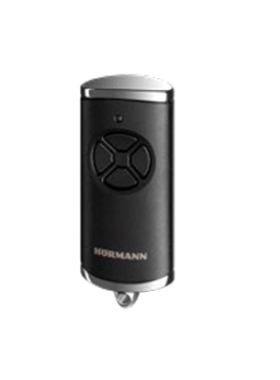 HSE4 BS zwart mat met verchr. kapjes