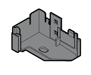 voet onder stijlen rechts