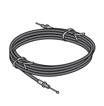 trekkabel in huls voor noodontgrendeling