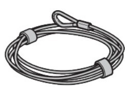 Set staalkabel N-beslag | L. 3500 mm | Artnr. 3064384