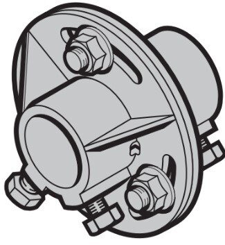 Flexibele middenkoppeling voor torsieveren serie 30, 40 en 50 | Artnr. 3044205