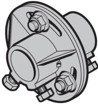 Flexibele middenkoppeling voor torsieveren serie 30, 40 en 50 | Artnr. 3044205