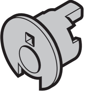 Bevestigingshuls voor schenkelveer | Artnr. 3040411