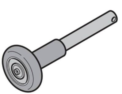 Loopwiel type KS | RVS | Artnr. 3053385