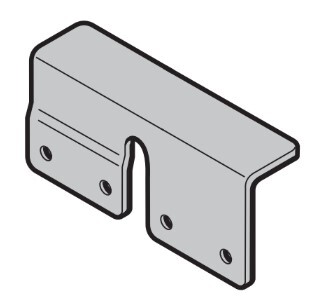 Steun voor bovenwielhouder 63x32x122,5 | RVS | Links | Artnr. 3072691