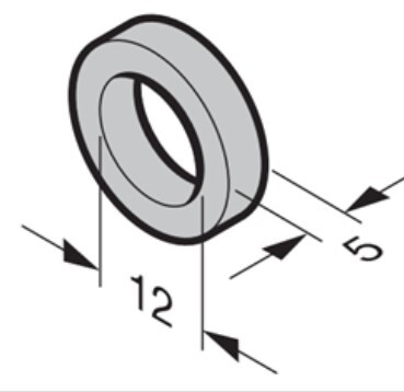 Afstandsring voor loopwiel |serie 30| Artnr. 3042465