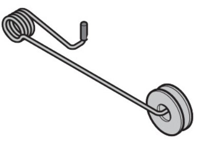 Draaiveer voor paneelhoogte tot 625 mm | Artnr. 3055463