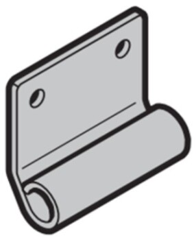 Loopwielhouder onder type S | Verzinkt | Artnr. 3065277