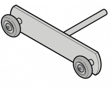 Tandem-loopwiel | RVS | Artnr. 3055326