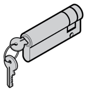Cilinder 70,5 mm + 10 mm | Artnr. 3091443*