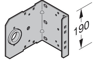 Lagerplaat 1 met kogellager | Links | Artnr. 3044812