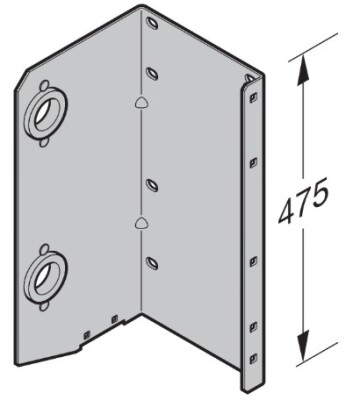 Lagerplaat 4 met kogellager | Links | Artnr. 3044146