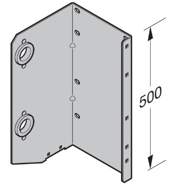 Lagerplaat 5 met kogellager | Links | Artnr. 3044150