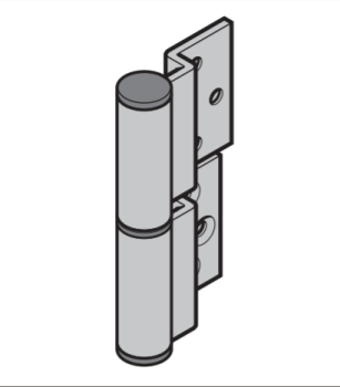 4003272 Scharnier zijdeur Din recths