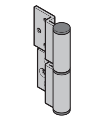 Scharnier zijdeur Din links