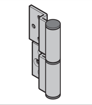 Scharnier zijdeur Din links