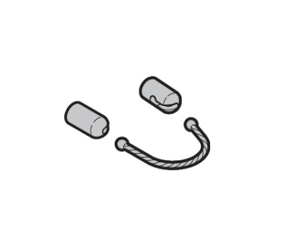 HSD2-chroom staalkabeltje